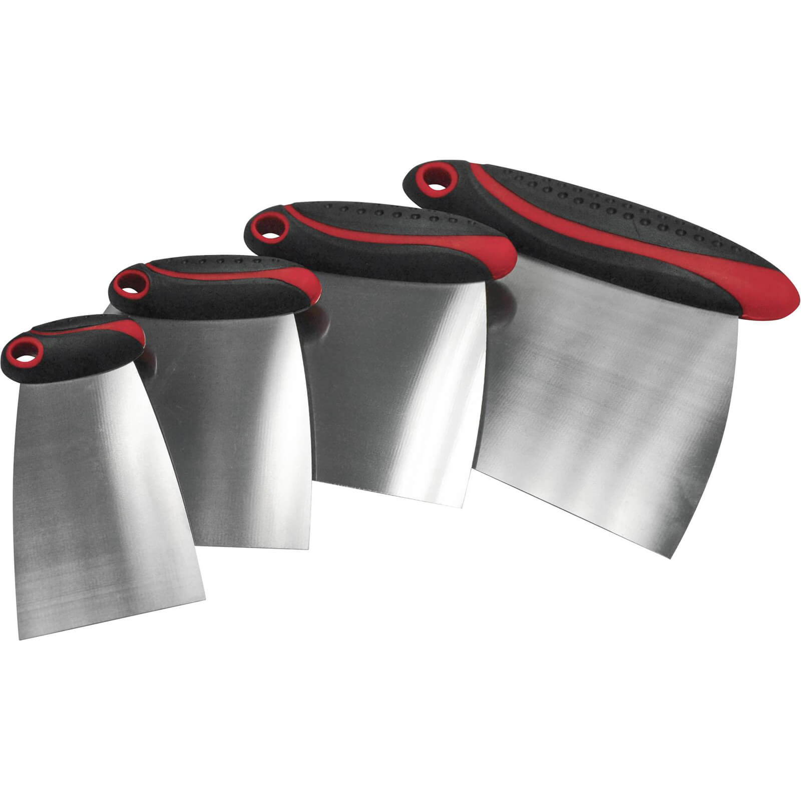 Image of Faithfull 4 Piece Stainless Steel Filler and Spreader Set