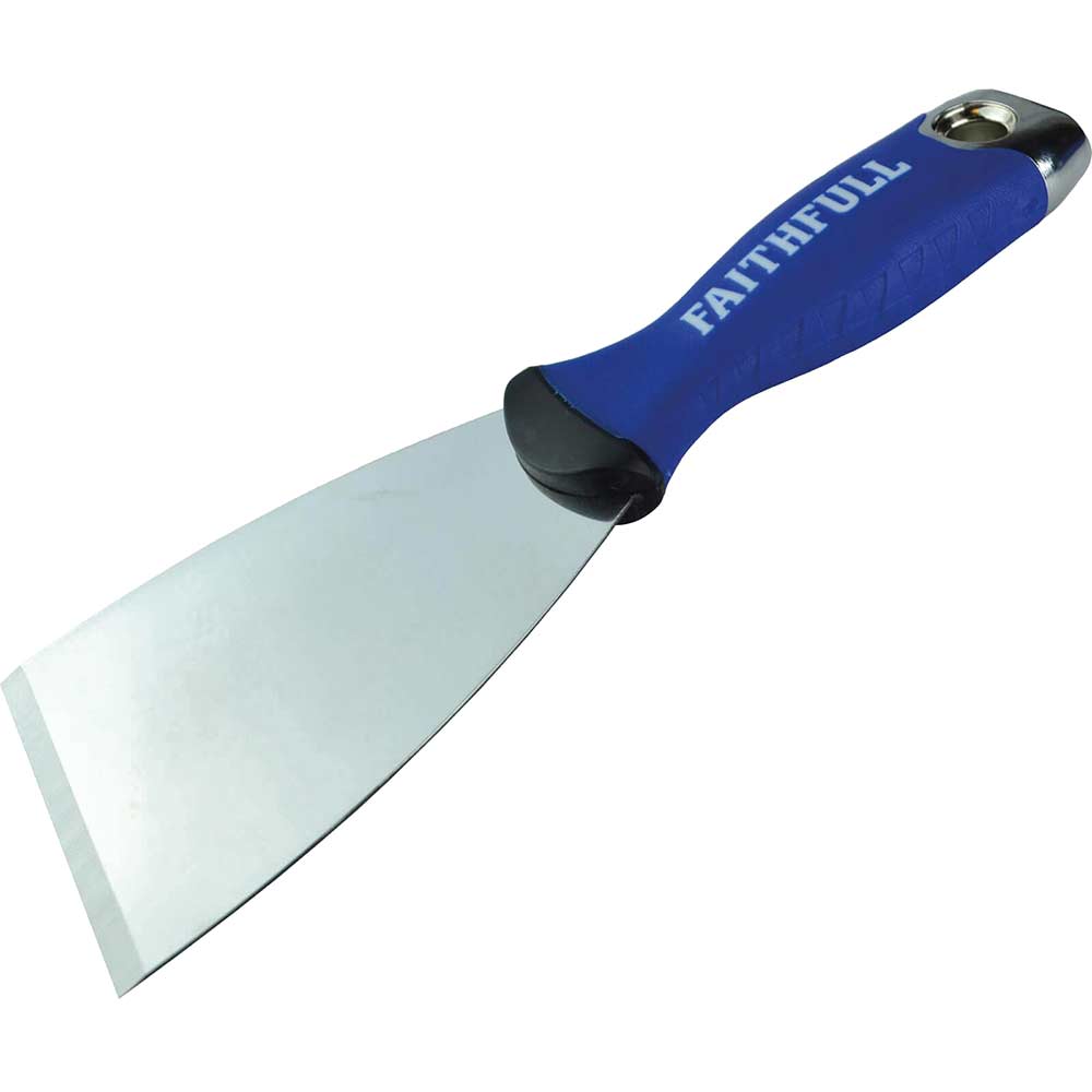 Image of Faithfull Soft Grip Stripping Knife 100mm