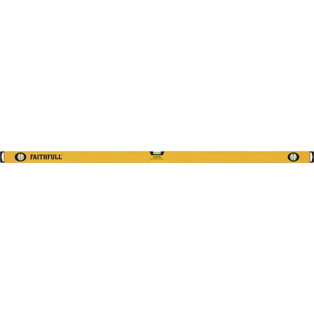 Image of Faithfull 3 Vial Box Spirit Level 48" / 120cm