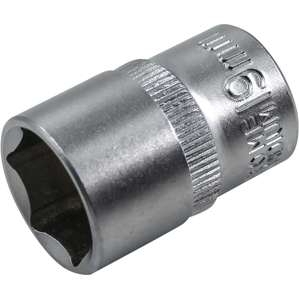 Faithfull 1/2" Drive Hexagon Socket Metric 1/2" 19mm