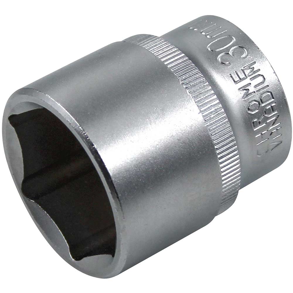 Faithfull 1/2" Drive Hexagon Socket Metric 1/2" 30mm