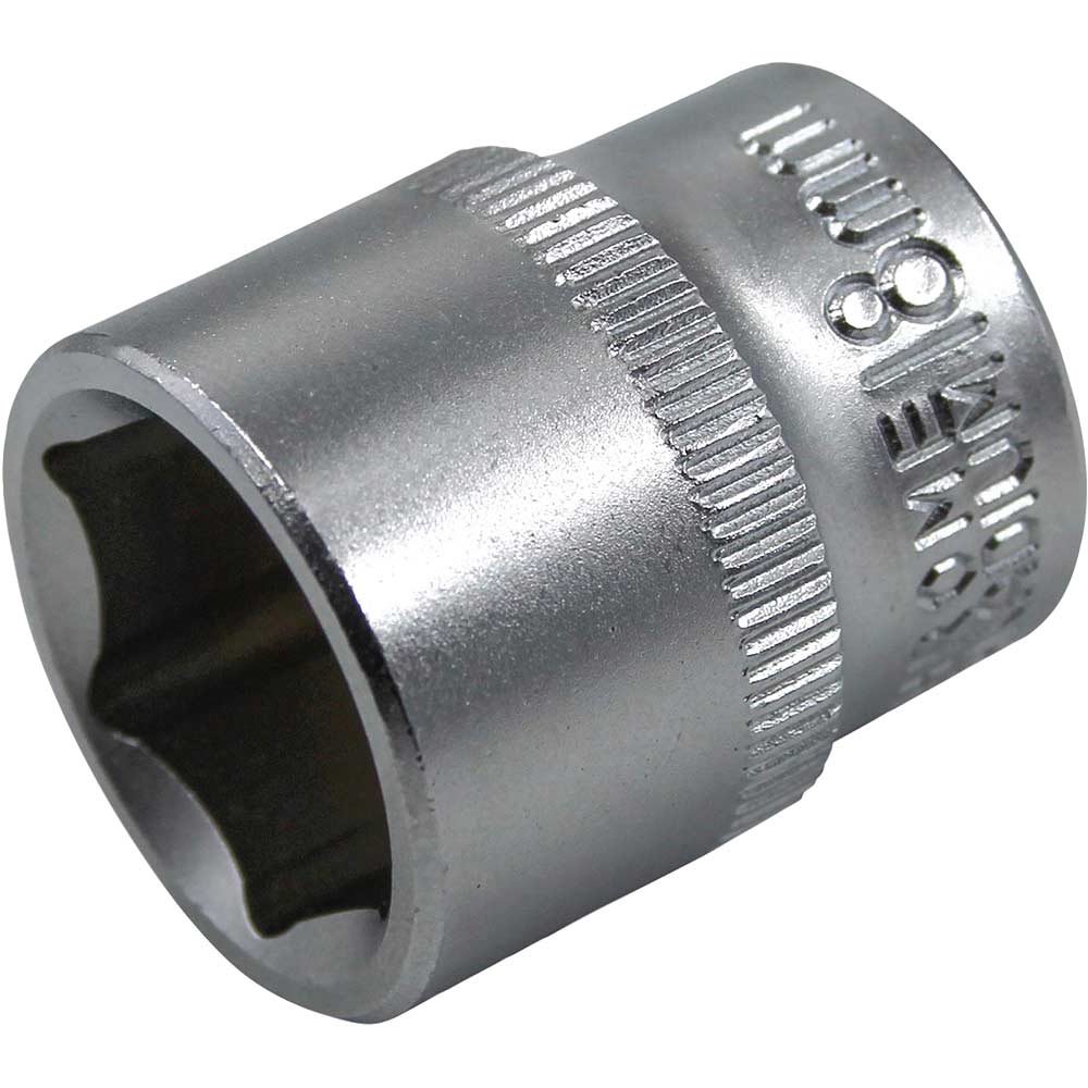 Faithfull 3/8" Drive Hexagon Socket 3/8" 18mm