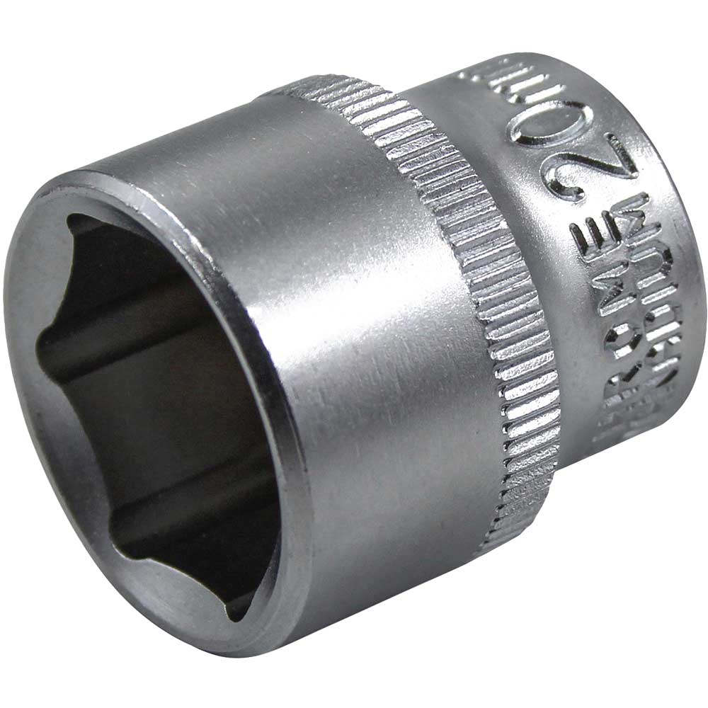 Faithfull 3/8" Drive Hexagon Socket 3/8" 20mm