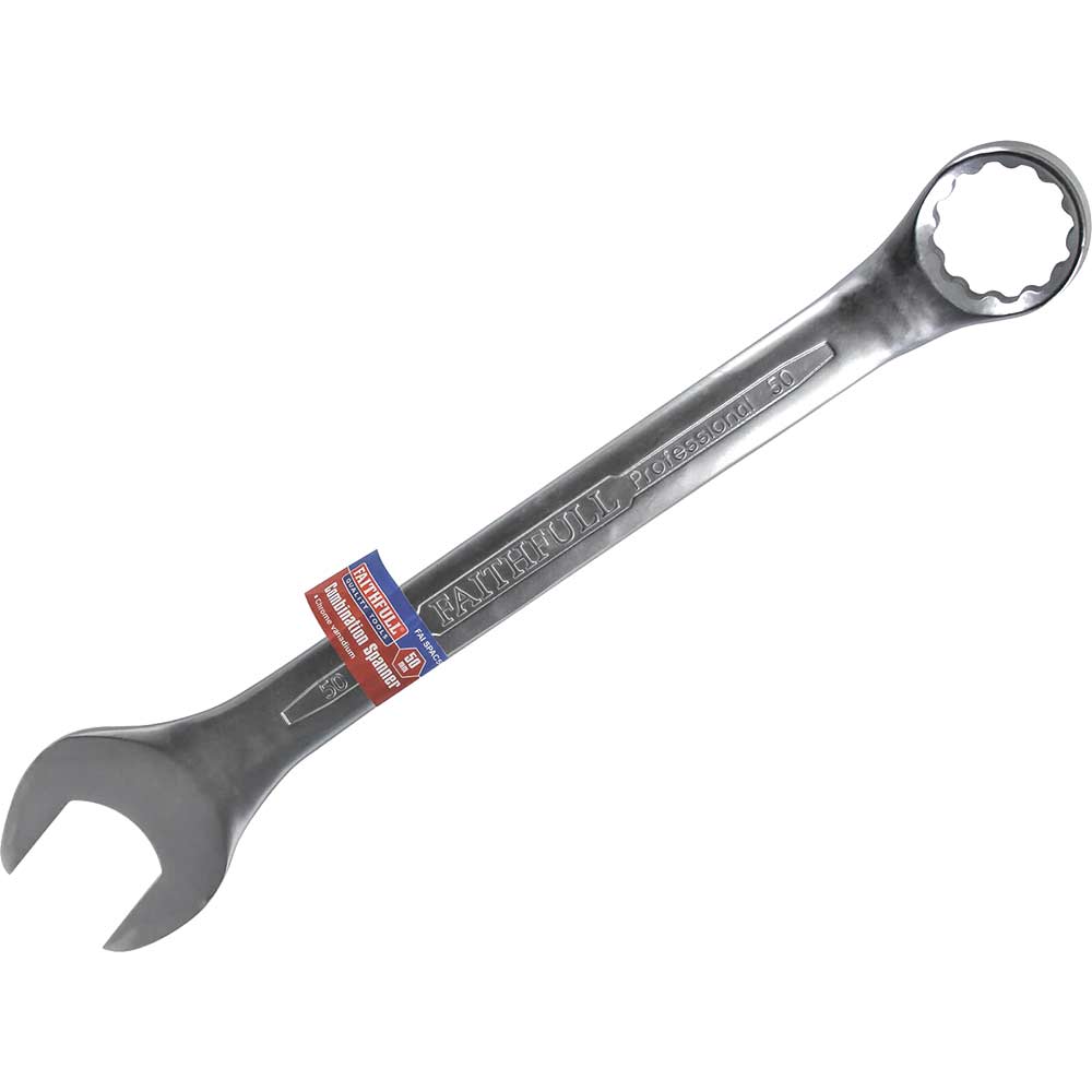 Faithfull Combination Spanner Metric 50mm