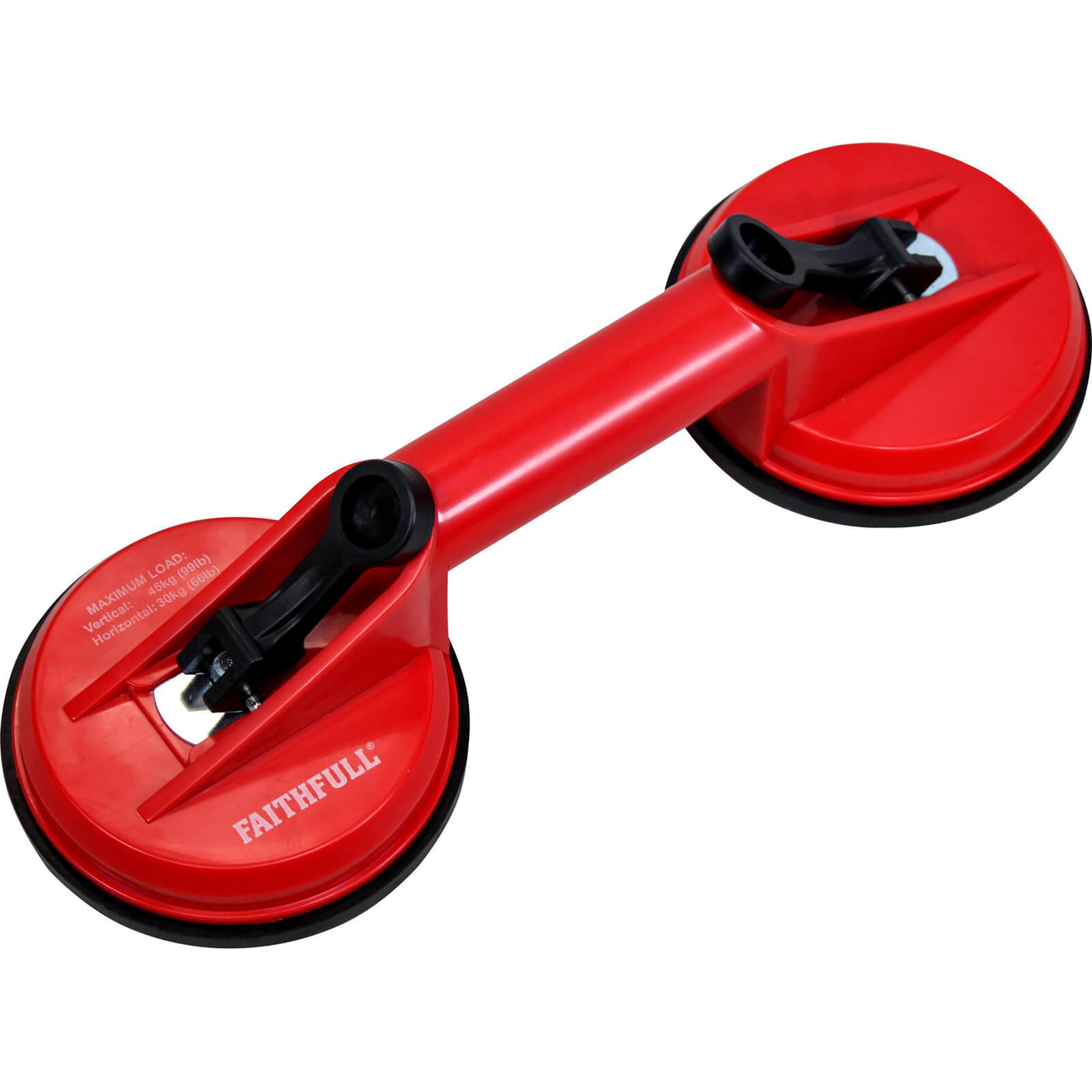 Image of Faithfull Suction Cup Lifter Double