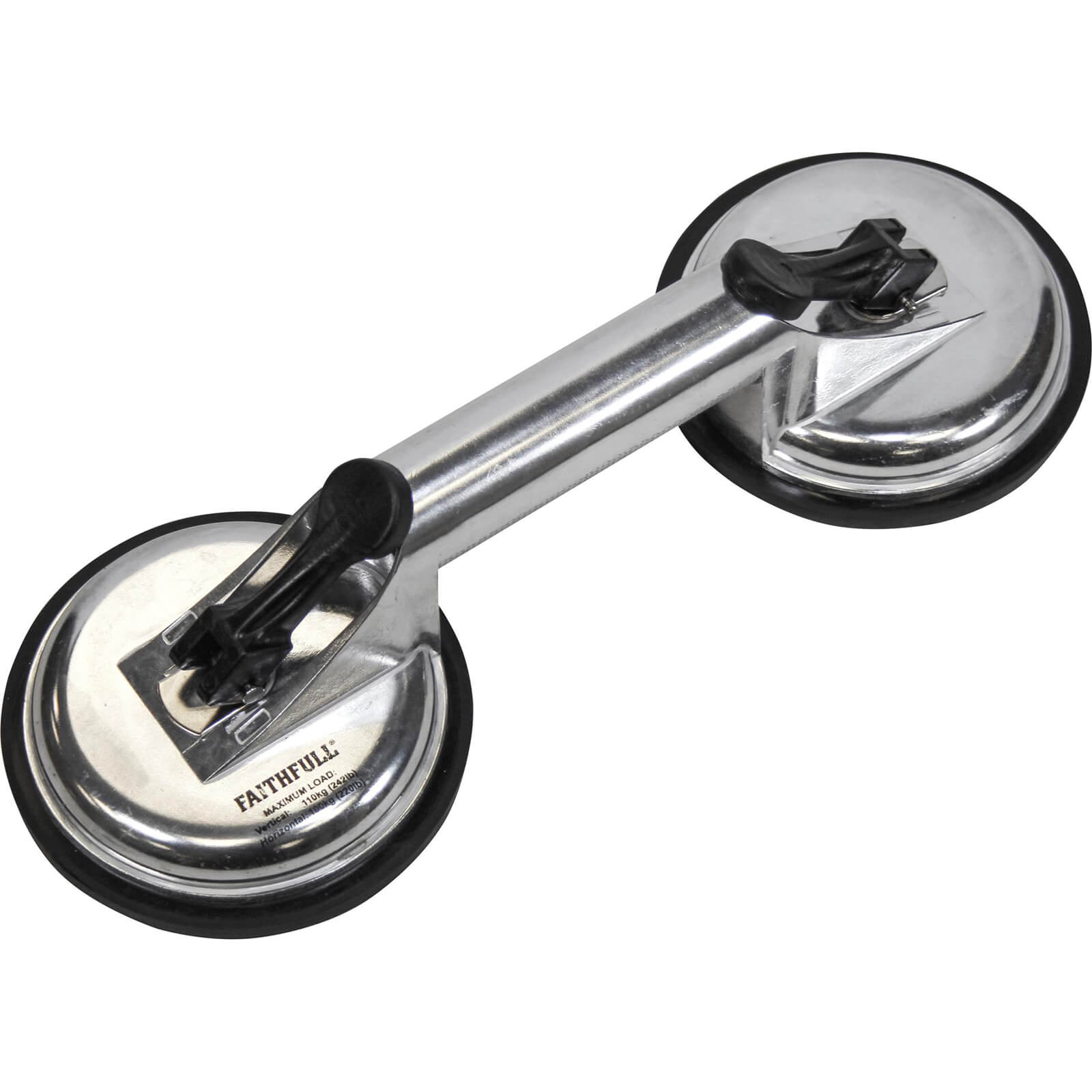 Image of Faithfull Professional Suction Cup Lifter Double