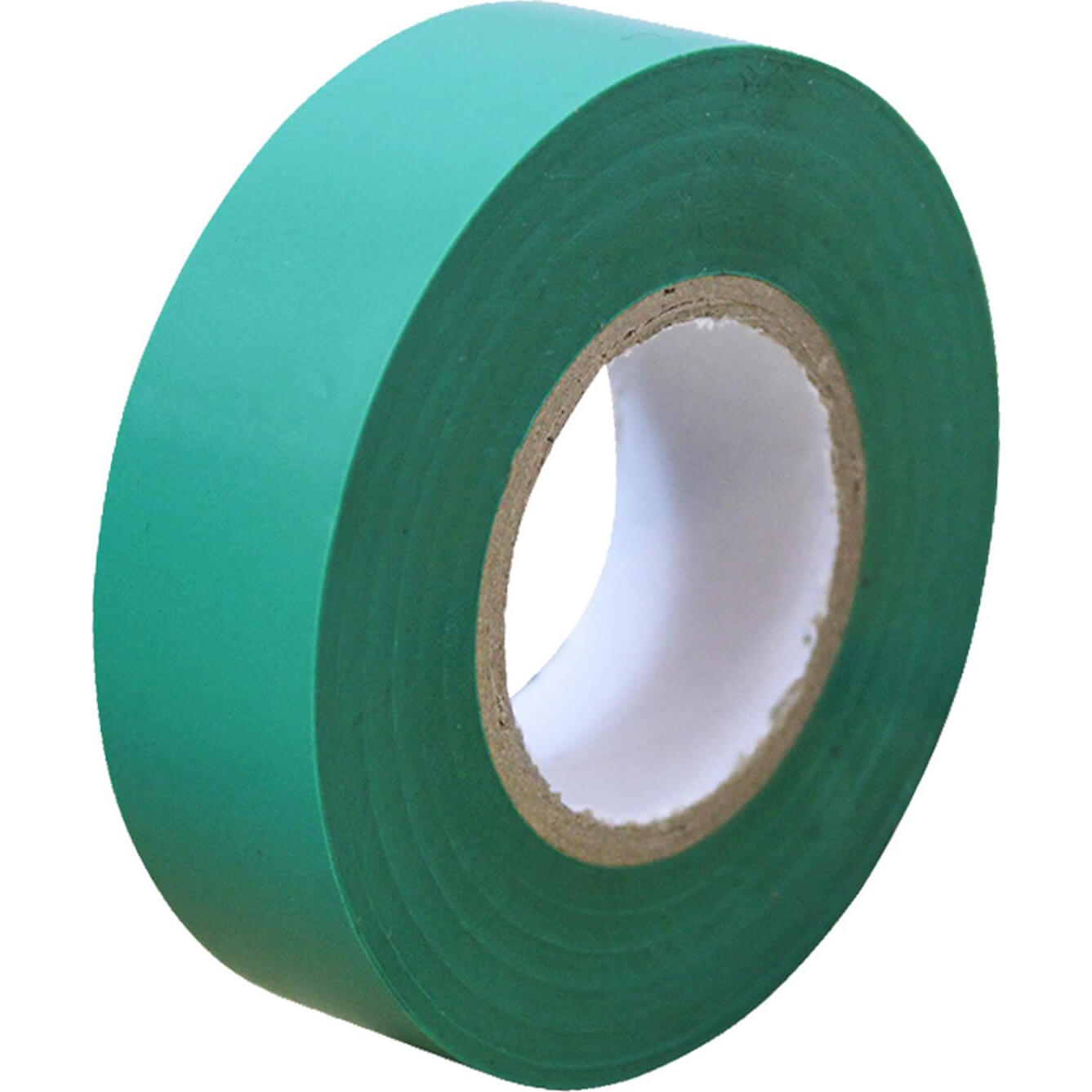 Image of Faithfull PVC Electricial Tape Green 19mm 20m