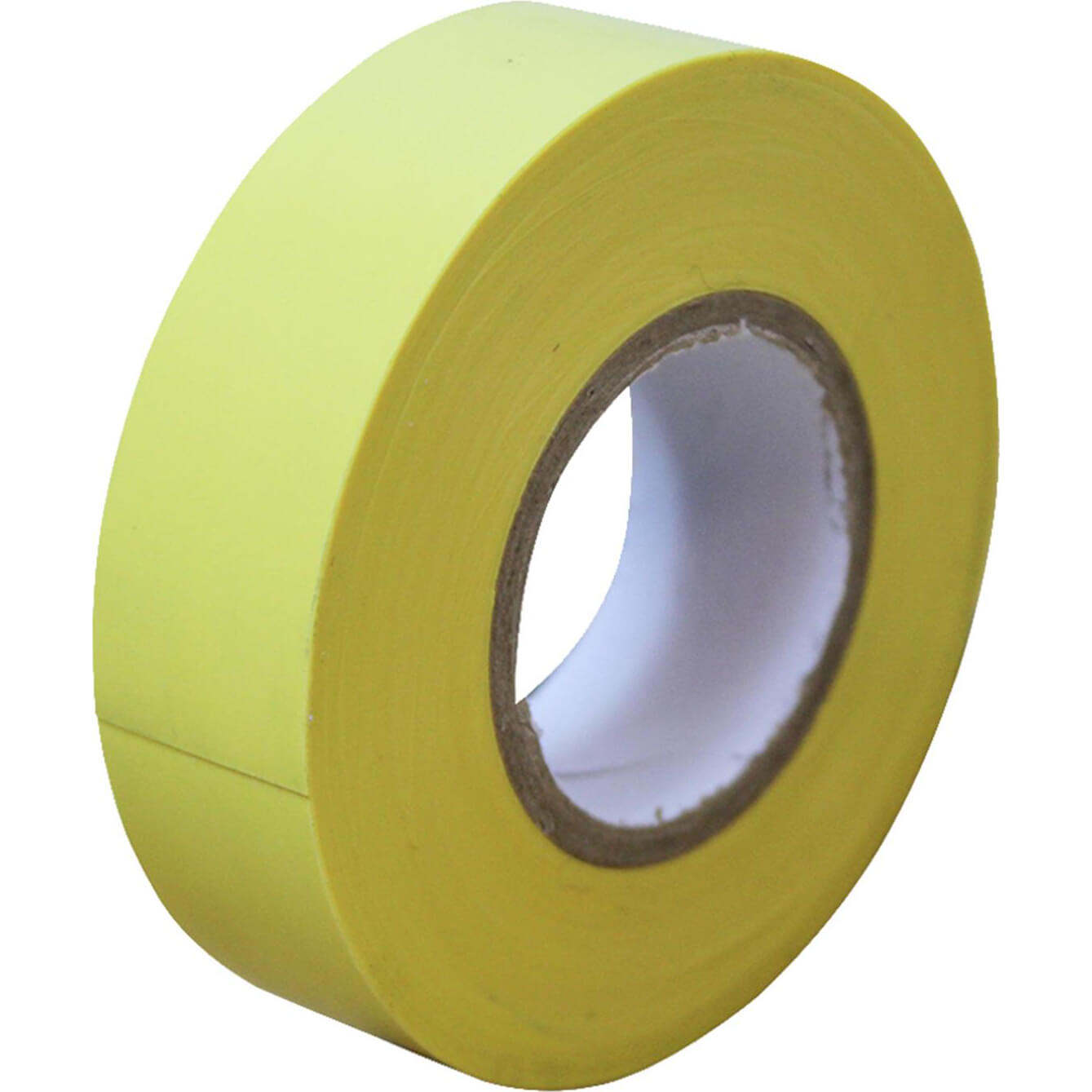Image of Faithfull PVC Electricial Tape Yellow 19mm 20m