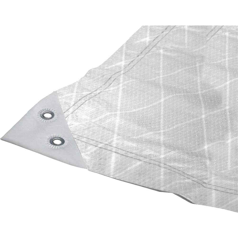 Image of Faithfull Tough Tarp White Tarpaulin 6m 4m