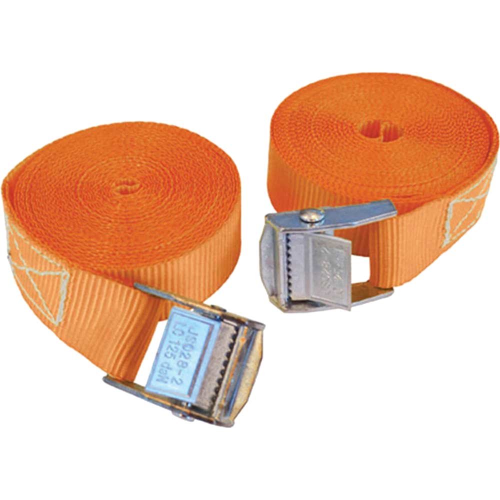 Faithfull Cam Style Tie Downs 25mm 5m 100kg