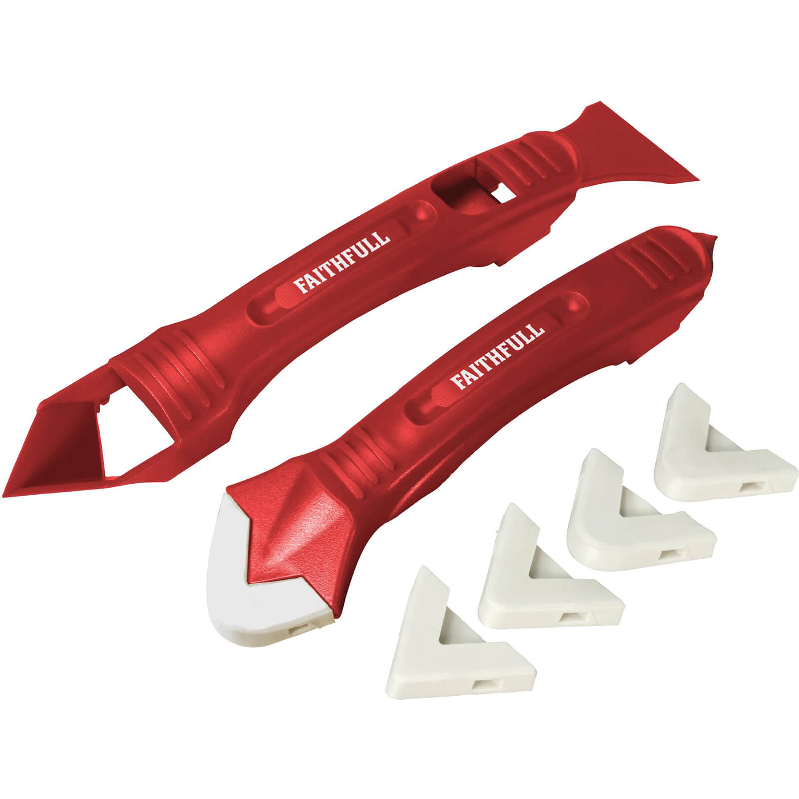 Image of Faithfull 2 Piece Silicone / Grout Removal and Finishing Tool Kit