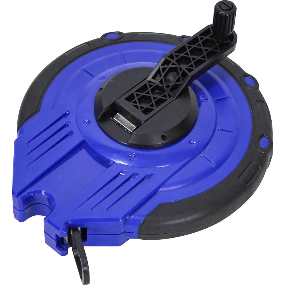 Faithfull Fast Rewind Enclosed Long Fibreglass Tape Measure Imperial & Metric 100ft / 30m 13mm