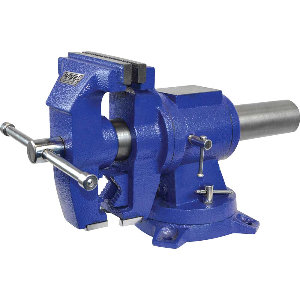 Faithfull Multi Purpose Swivel Base Vice 140mm