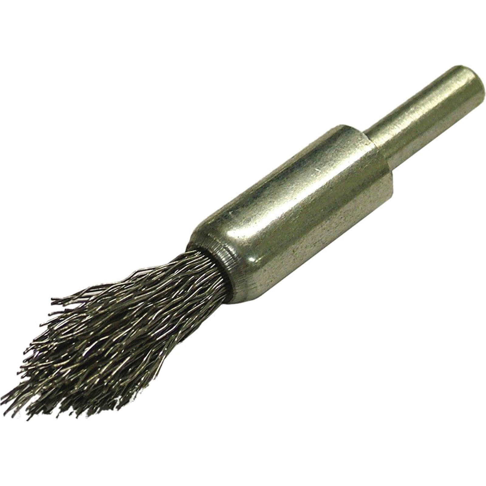 Image of Faithfull Point End Crimped Wire Brush 12mm 6mm Shank