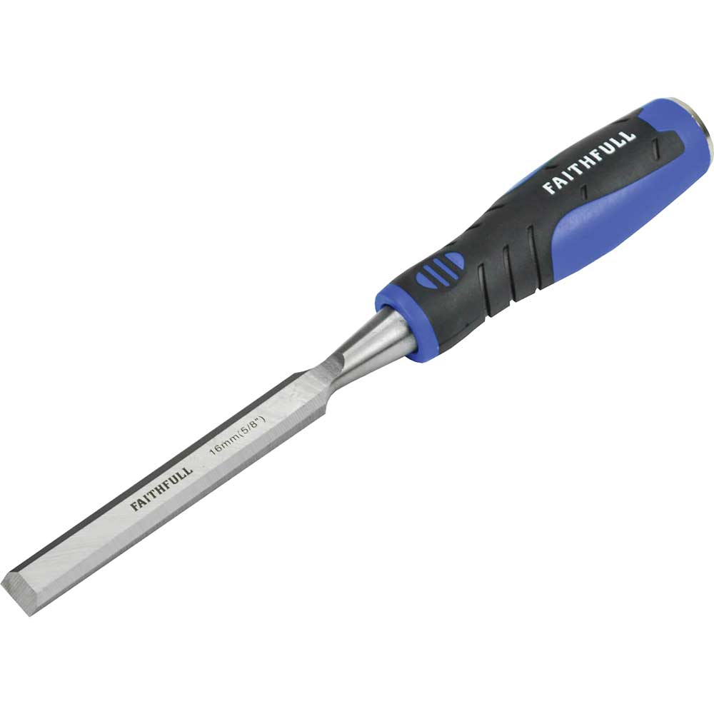 Faithfull Soft Grip Bevel Edge Wood Chisel 16mm