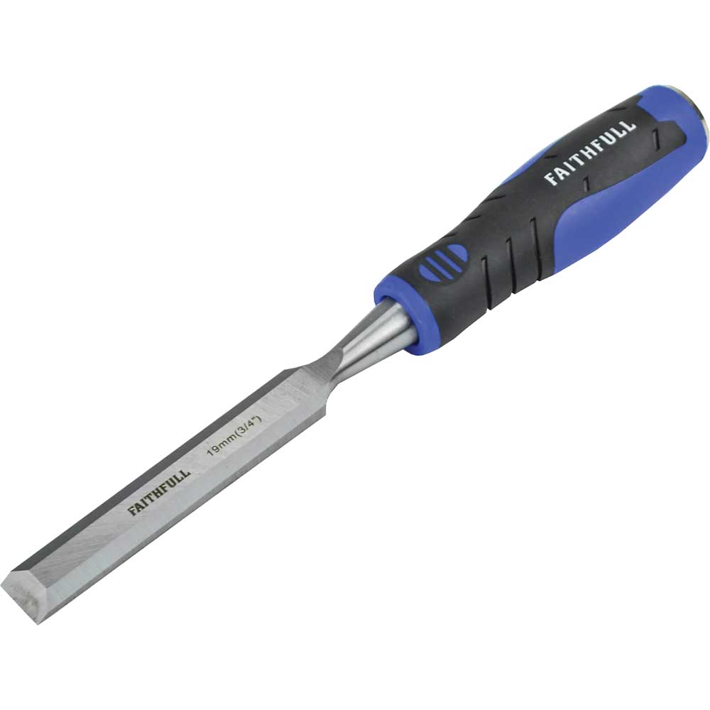 Faithfull Soft Grip Bevel Edge Wood Chisel 19mm