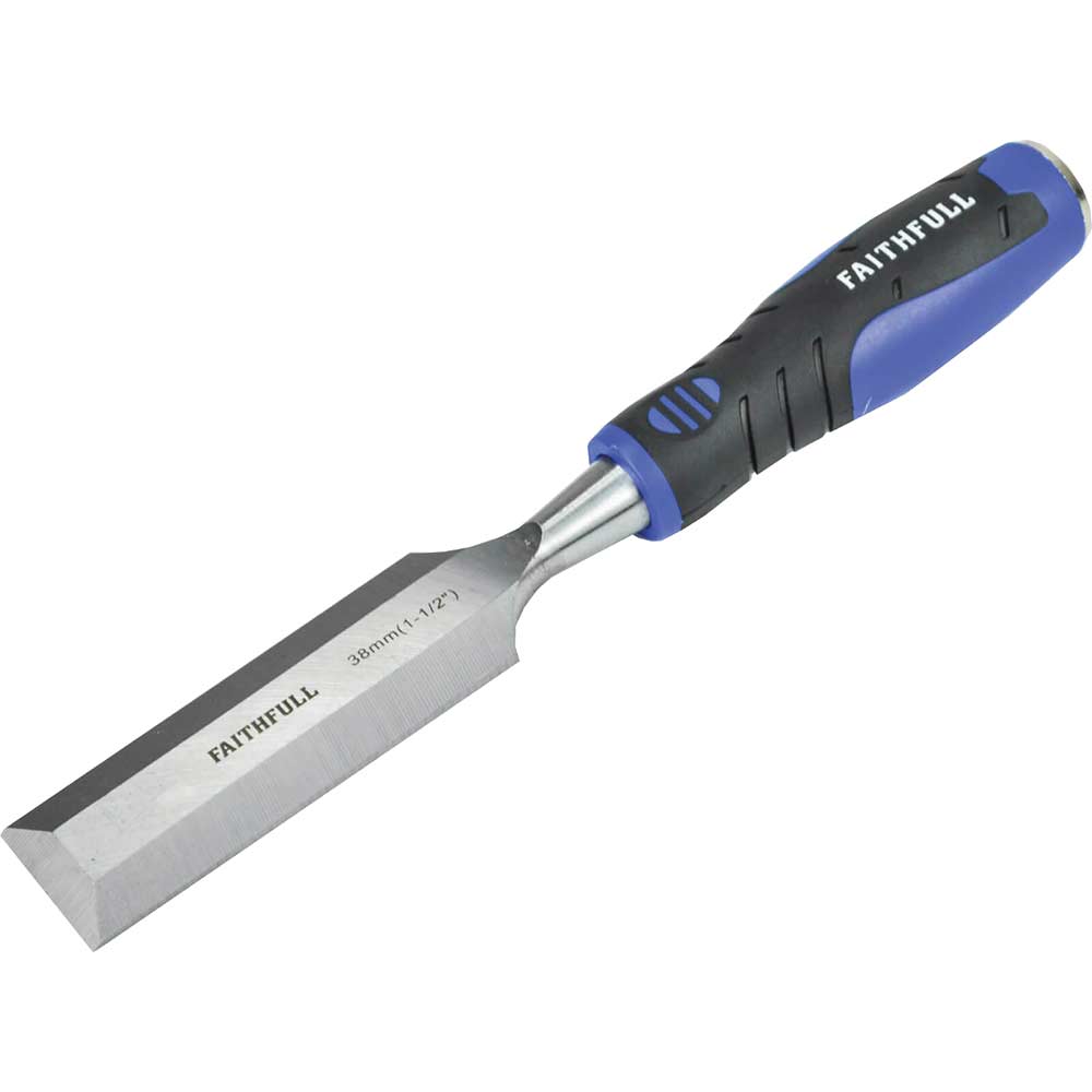 Faithfull Soft Grip Bevel Edge Wood Chisel 38mm