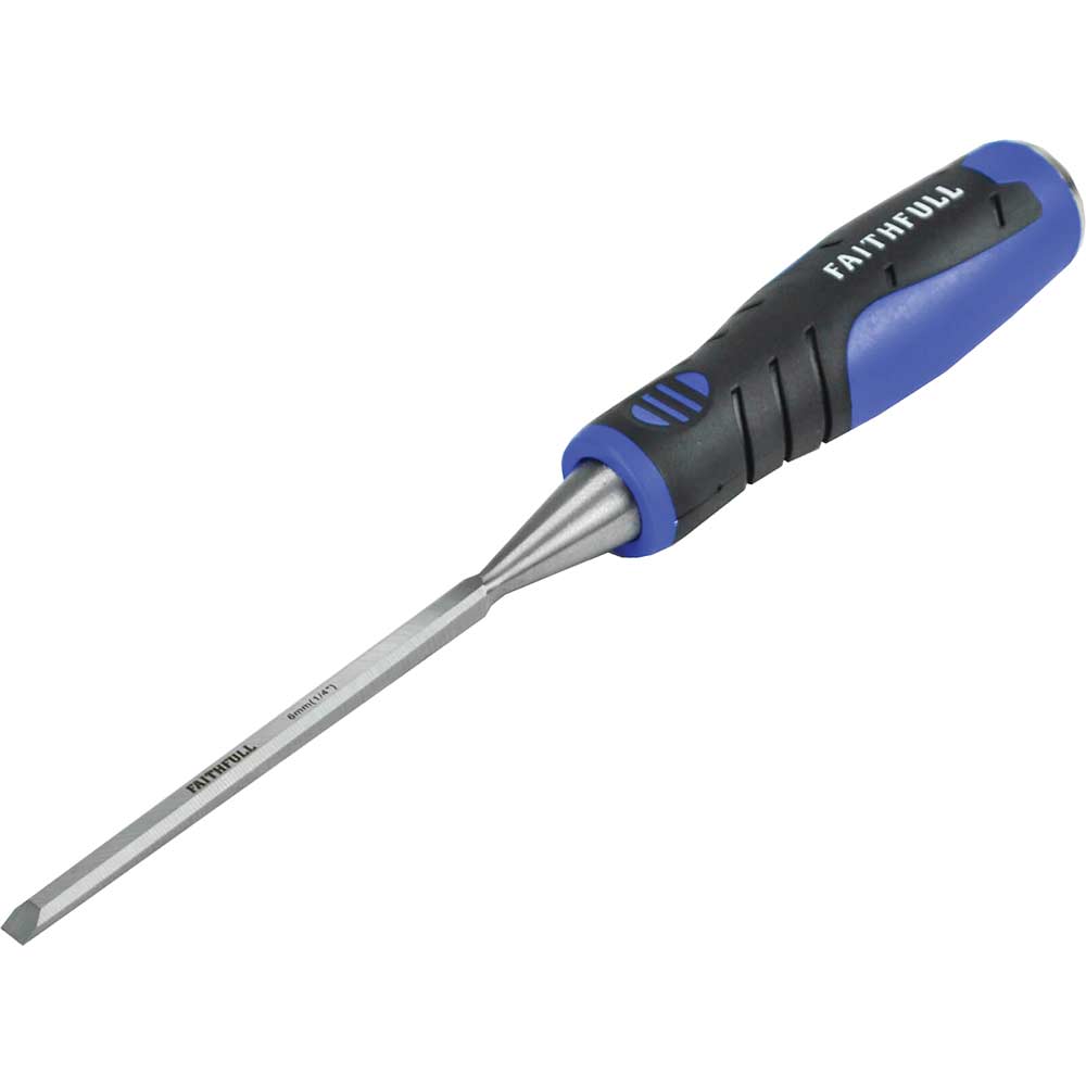 Faithfull Soft Grip Bevel Edge Wood Chisel 6mm