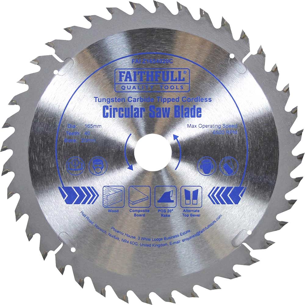 TCT Cordless Circular Trimsaw Blade