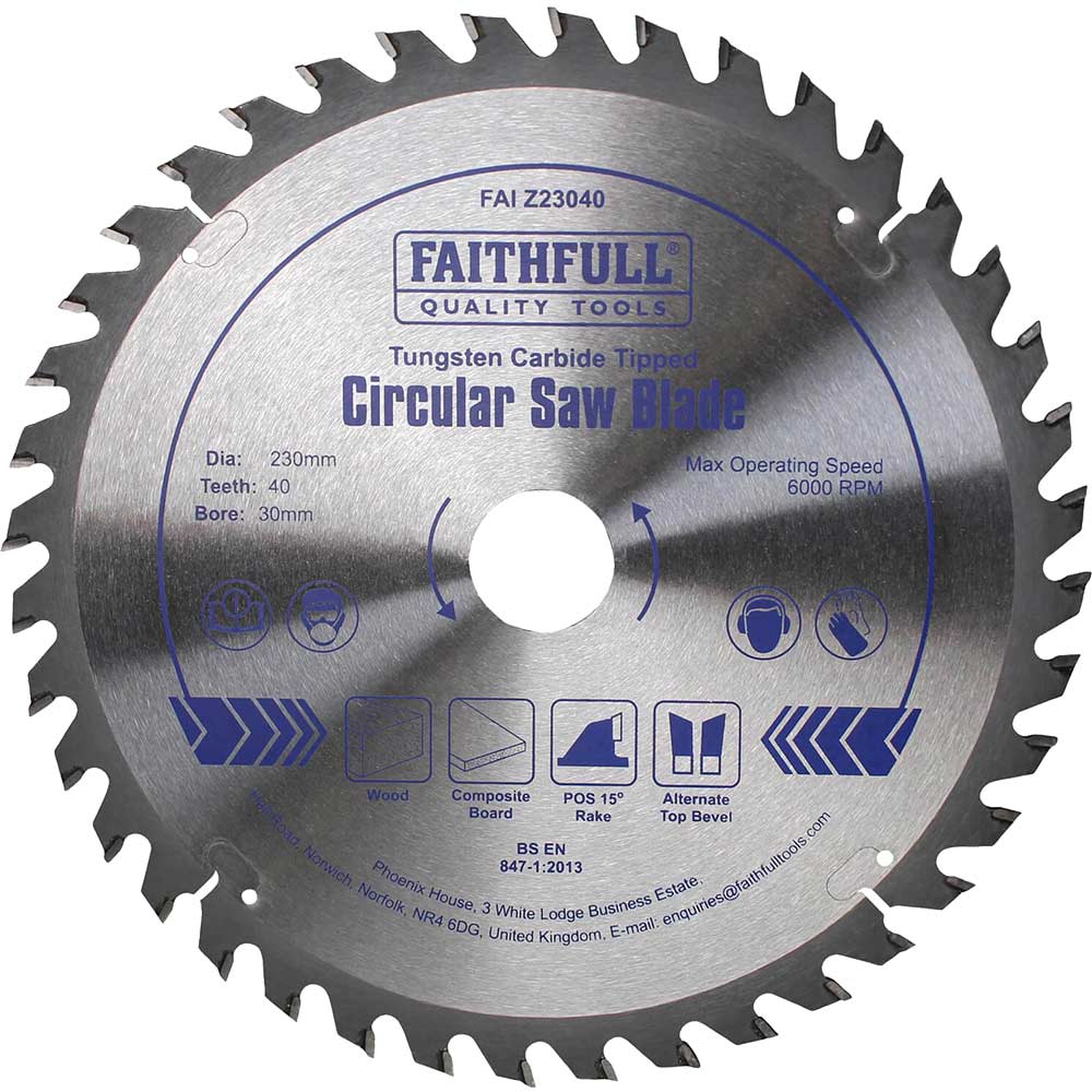Fine Cross Cut TCT Circular Saw Blade
