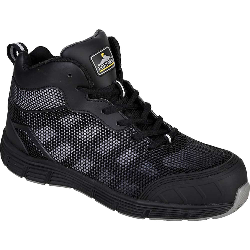 Portwest Compositelite Derwent Safety Boots Black / Grey Size 10.5