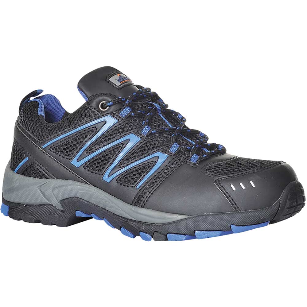 Portwest Compositelite Vistula Safety Trainers Black / Blue Size 11