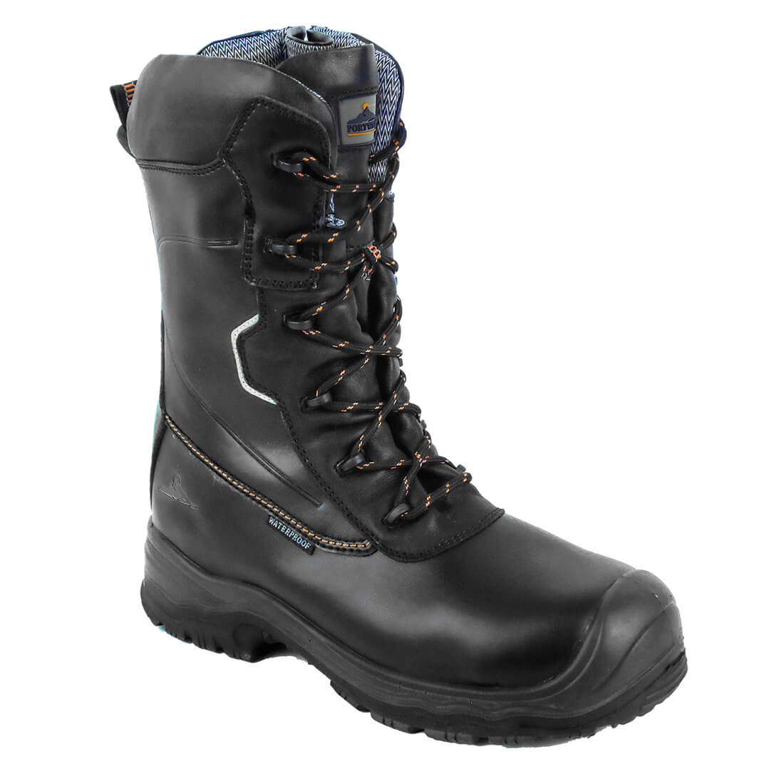 Image of Portwest Mens Compositelite Traction Safety Boots Black Size 11