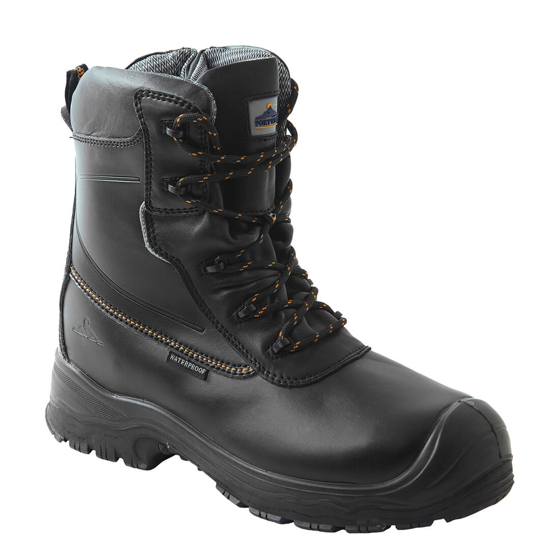 Image of Portwest Mens Compositelite Traction Safety Boots Black Size 10.5