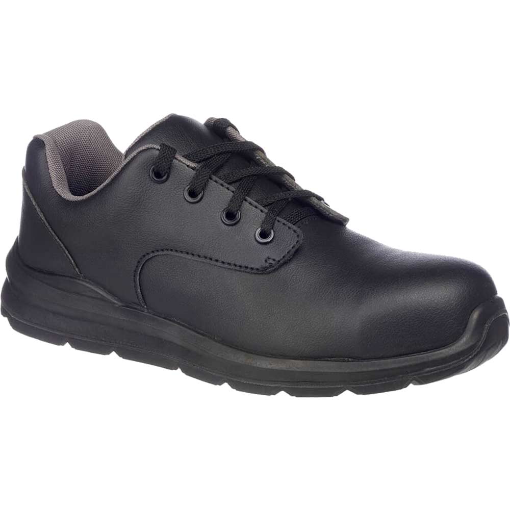 Portwest Compositelite Laced Safety Work Shoes Black Size 4