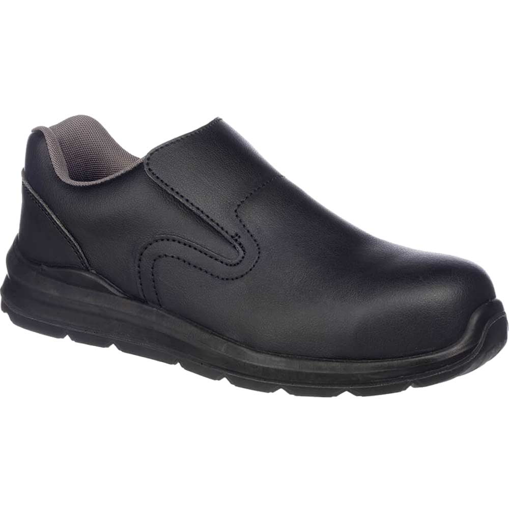 Portwest Compositelite Slip On Safety Trainers Black Size 8