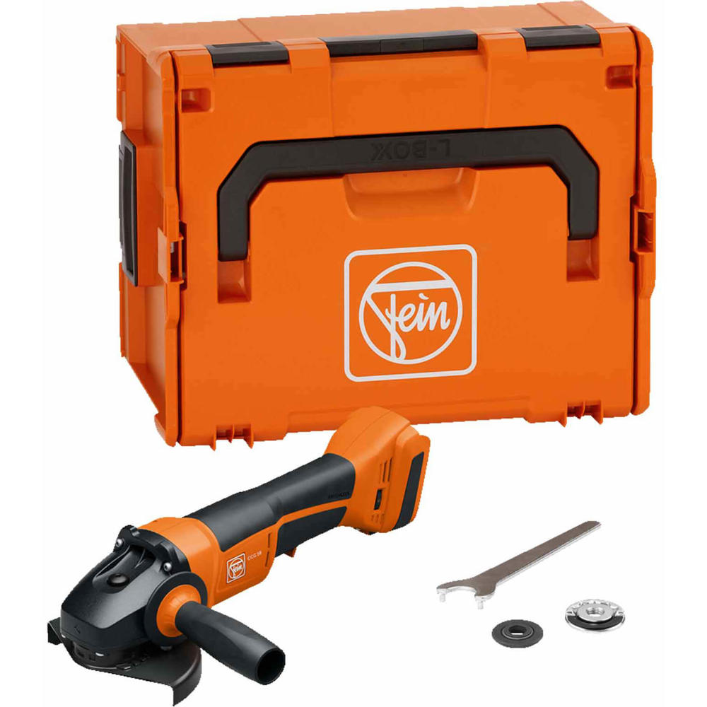 Fein CCG 18-115-10 PD AS 18v Cordless Brushless Angle Grinder 115mm No Batteries No Charger Case