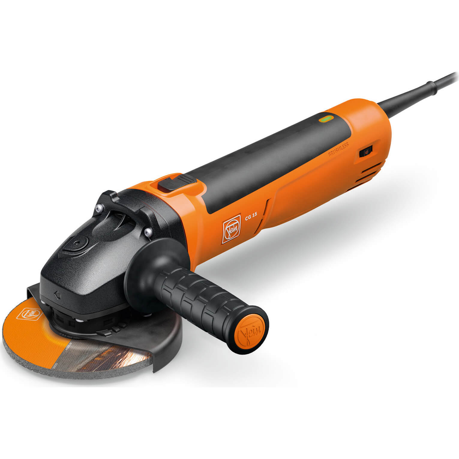 Fein CG 15-125 BL Variable Speed Brushless Angle Grinder 125mm 240v
