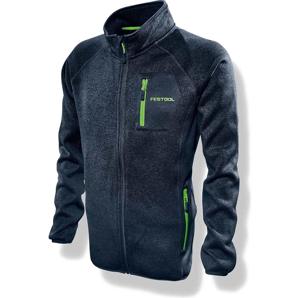 Festool Fan Mens Sweat Shirt Jacket Blue S