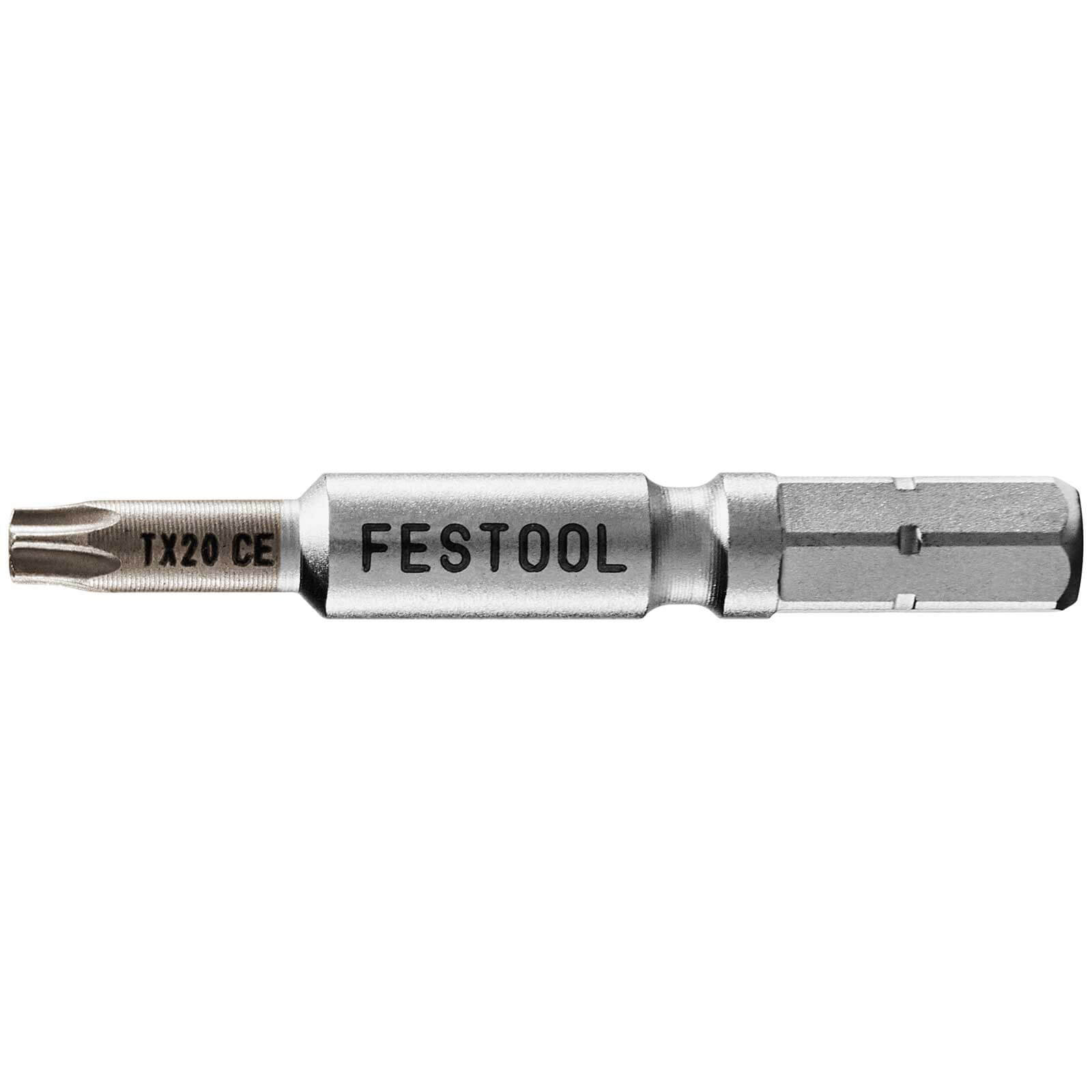 Image of Festool Centrotec Torx Screwdriver Bits T20 50mm Pack of 2