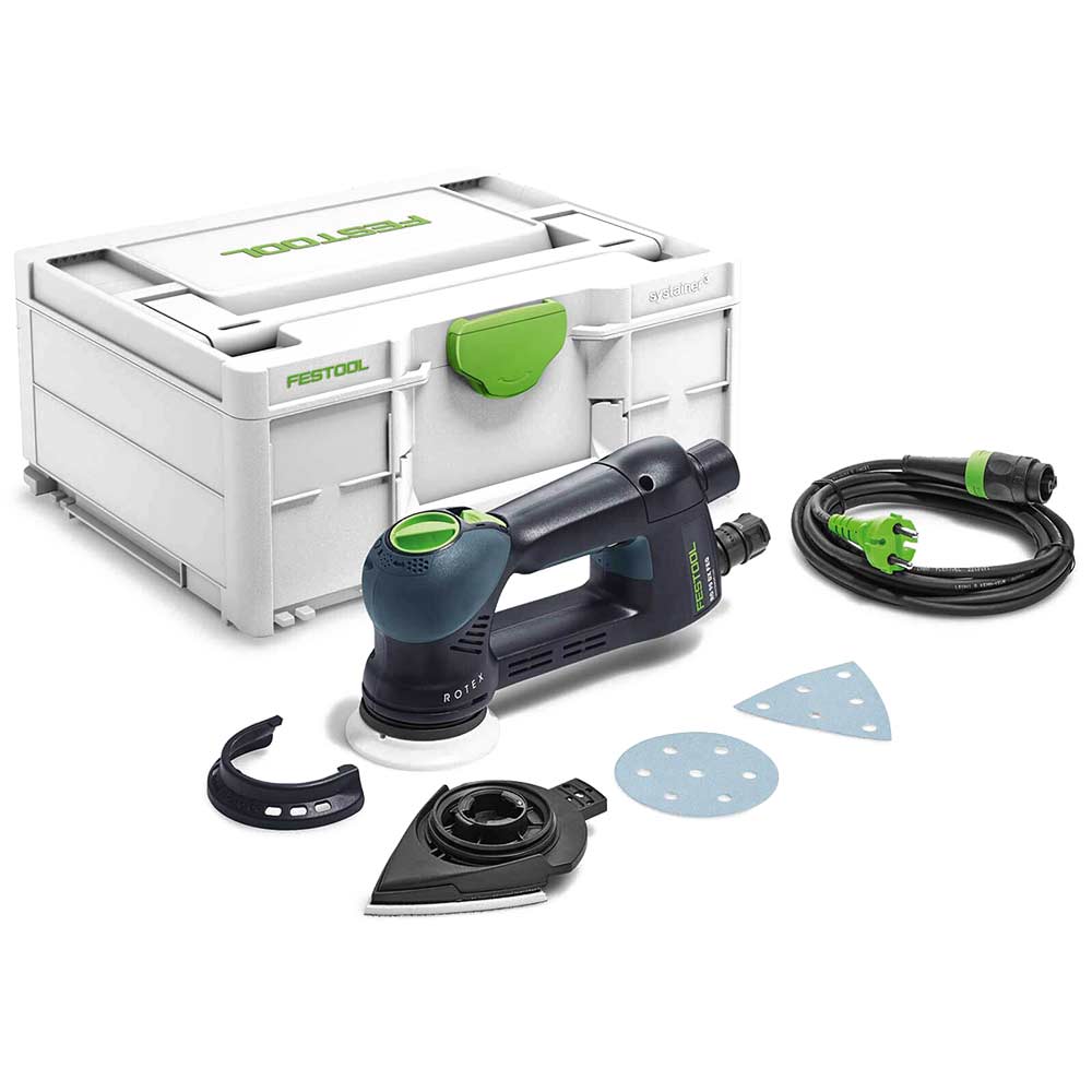 Festool Rotex RO 90 DX FEQ Plus Disc and Delta Sander 90mm 240v