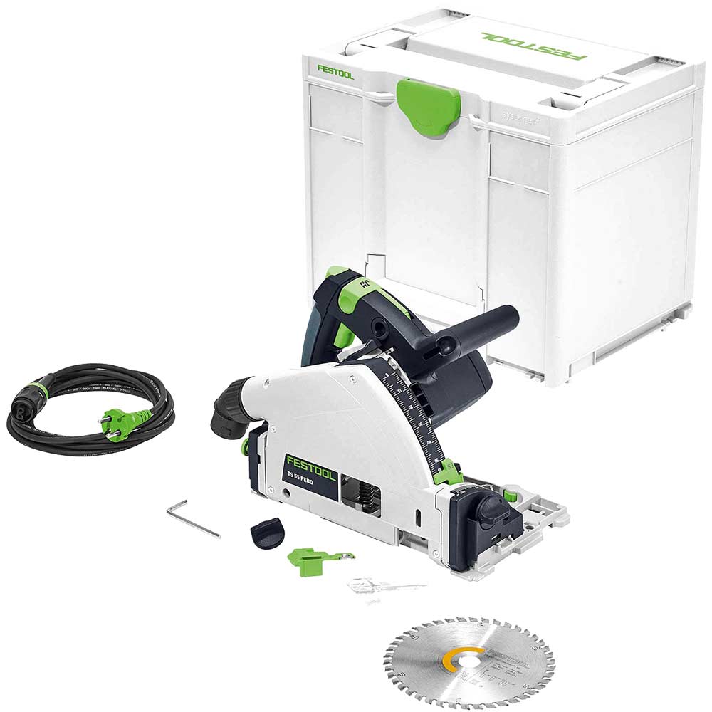 Image of Festool TS55 F EBQ Plunge Cut Circular Saw 240v