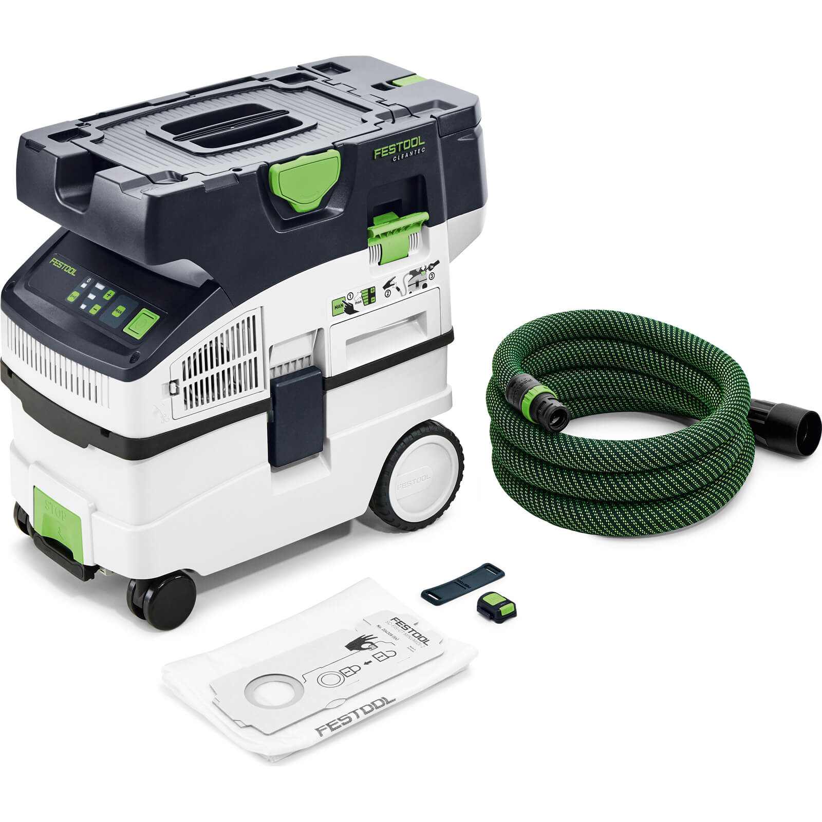 Image of Festool CLEANTEC CTMC MIDI 18v M Class Mobile Dust Extractor No Batteries No Charger