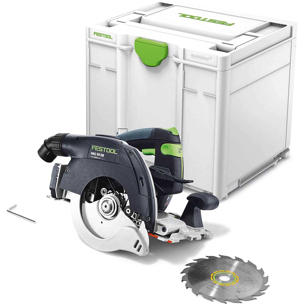 Image of Festool HKC55 Cordless Circular Saw No Batteries No Charger Case