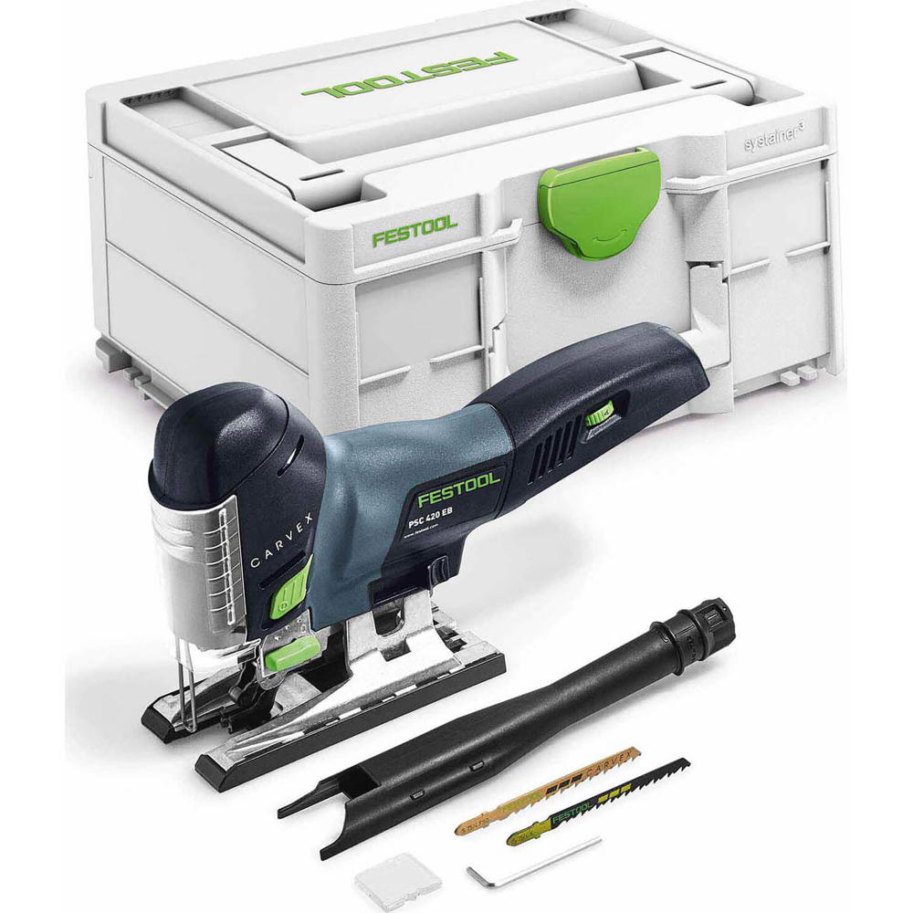 Festool CARVEX PSC 420 18v Cordless Brushless Jigsaw No Batteries No Battery Charger Case