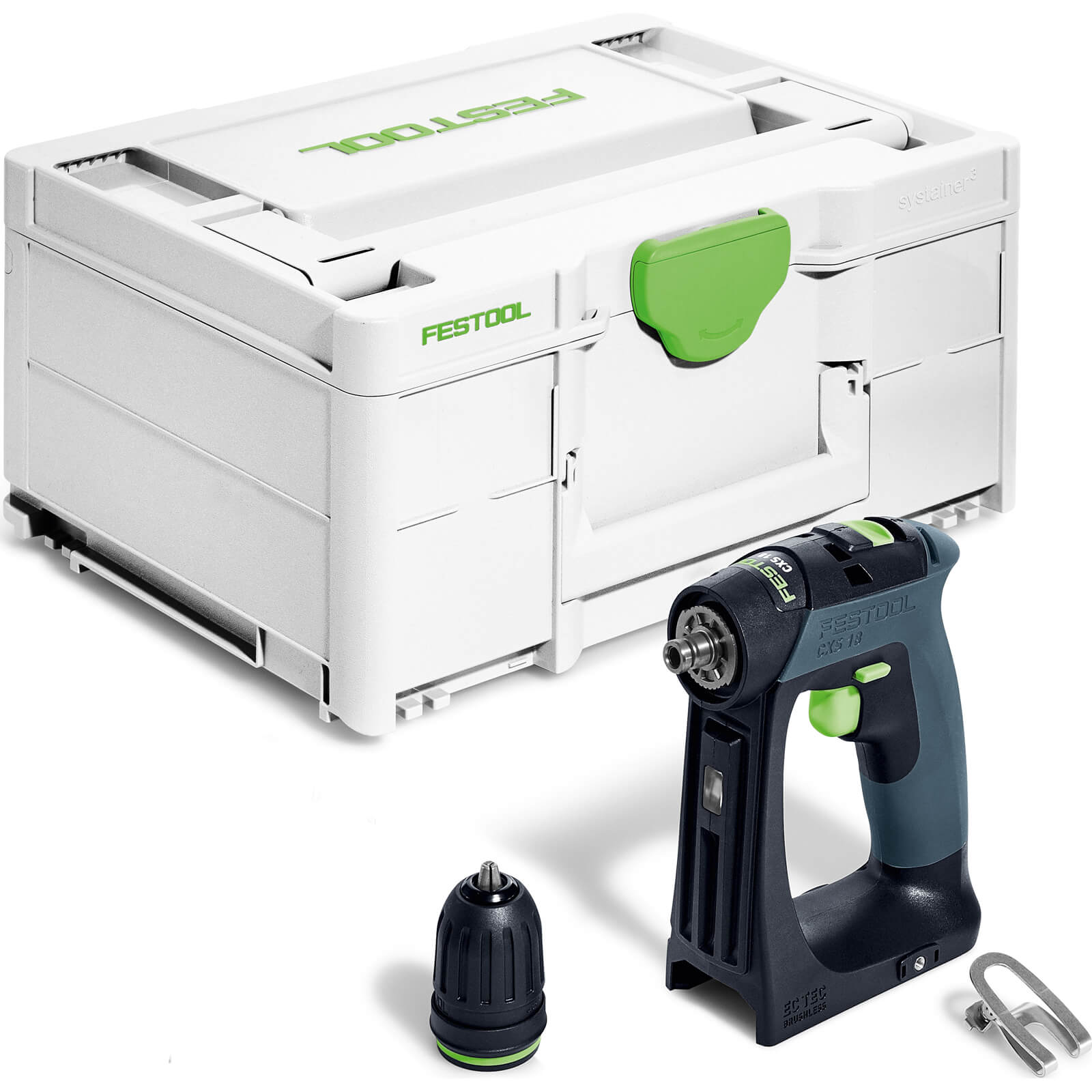 Festool CXS 18 18v Cordless Brushless Drill Driver No Batteries No Charger Case