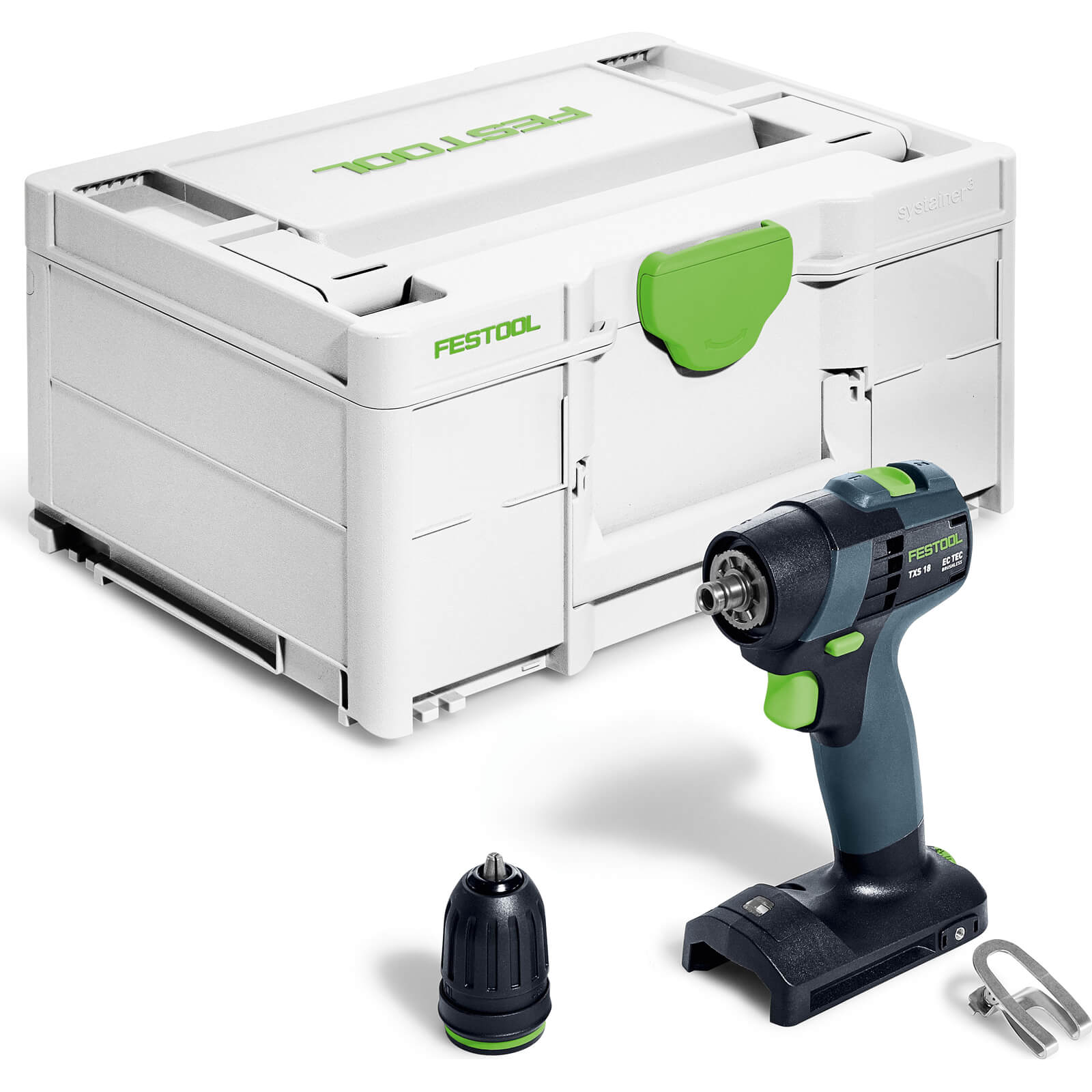 Image of Festool TXS 18 18v Cordless Brushless Drill Driver No Batteries No Charger Case