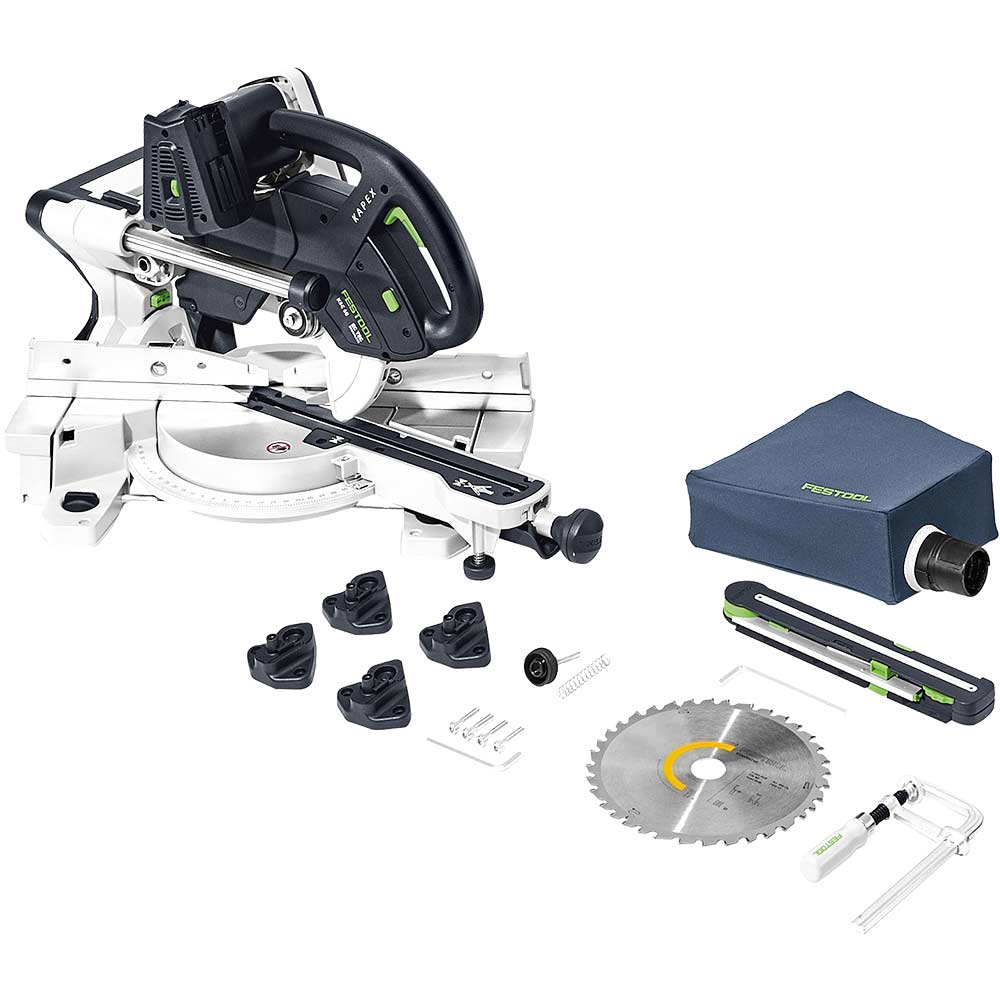 Festool Kapex KSC 60 18v Cordless Sliding Compound Mitre Saw No Batteries No Battery Charger