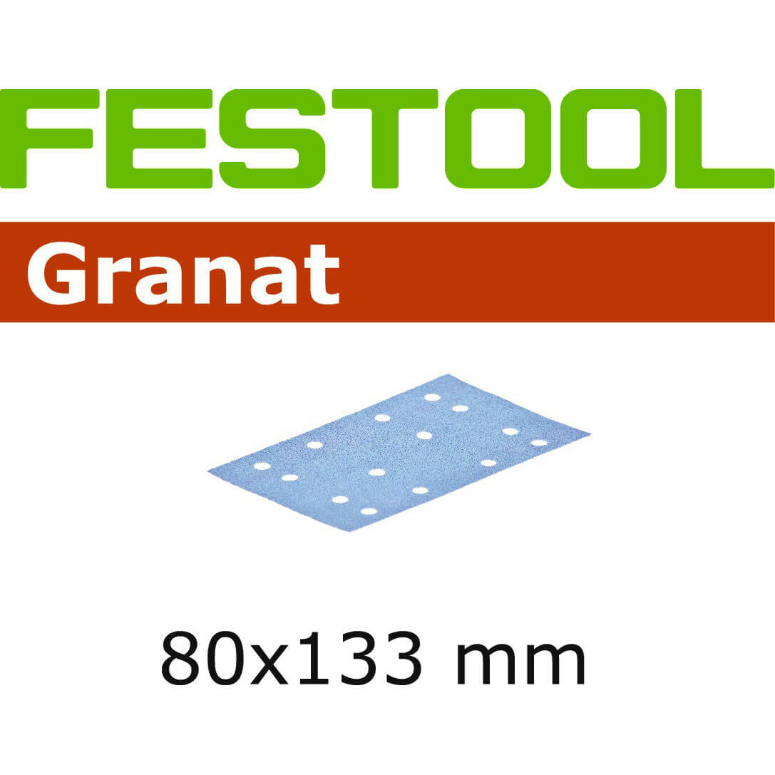 Image of Festool STF 80 x133mm Abrasive Sheet 80g Pack of 10