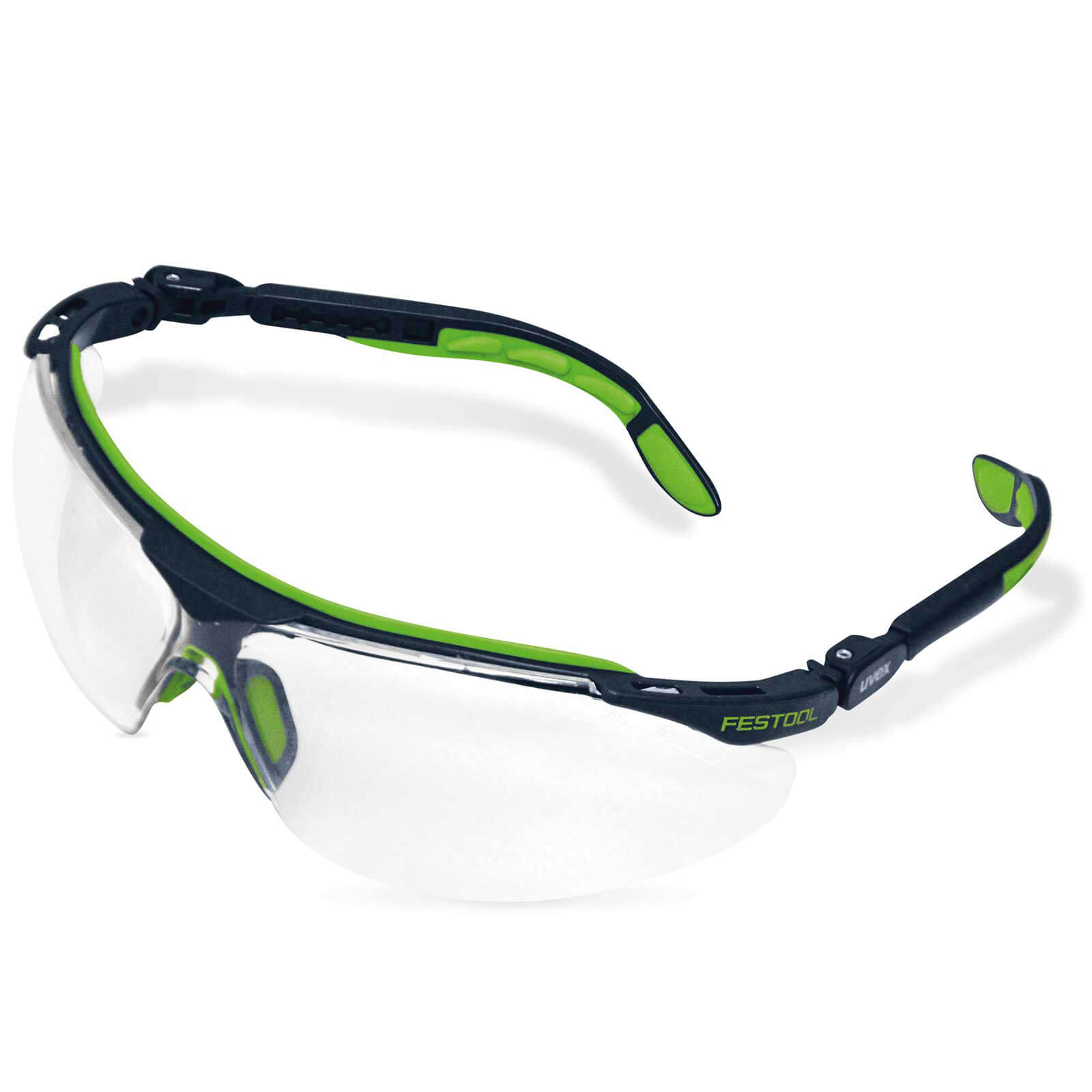 Photos - Safety Equipment Festool Fan UVEX Safety Glasses Blue Clear 500119 