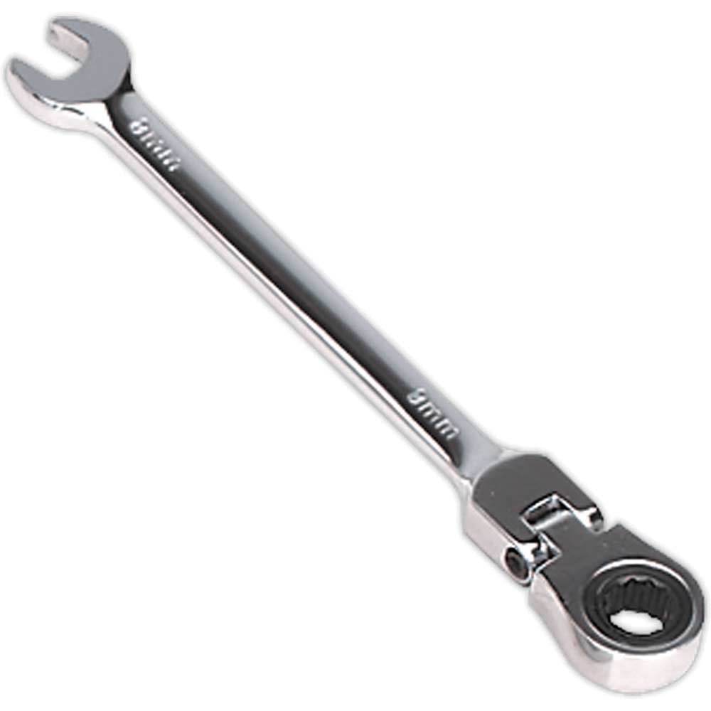 Click to view product details and reviews for Sealey Flexible Head Ratchet Combination Spanner Metric 8mm.