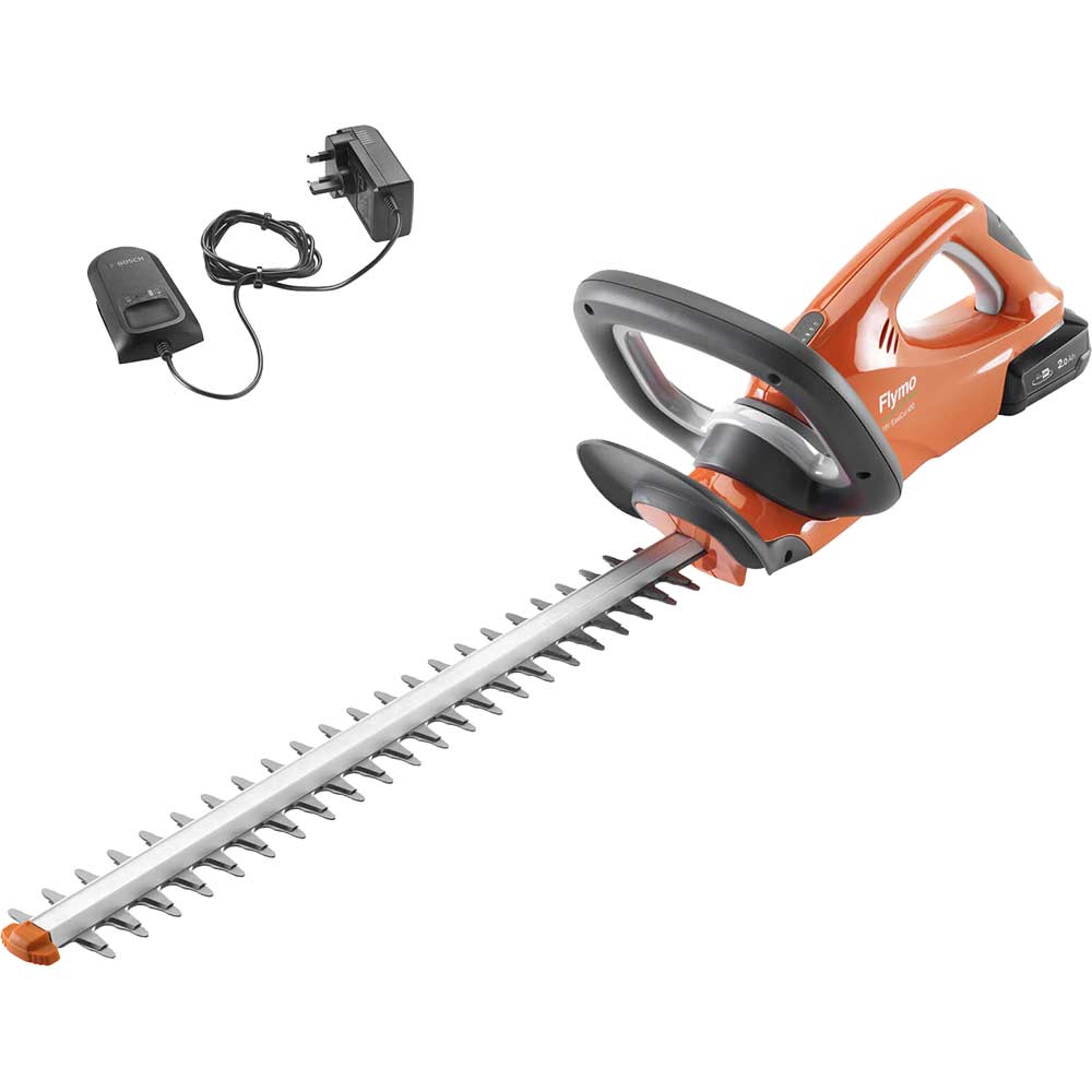 Image of Flymo EASICUT 450 P4A 18v Cordless Hedge Trimmer 450mm 1 x 2ah Li-ion Charger