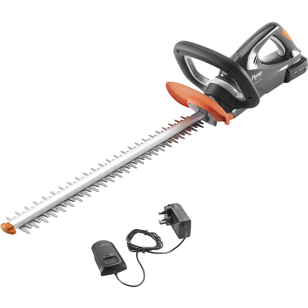 Flymo ULTRACUT 500 P4A 18v Cordless Hedge Trimmer 500mm 1 x 2.5ah Li-ion Battery Charger