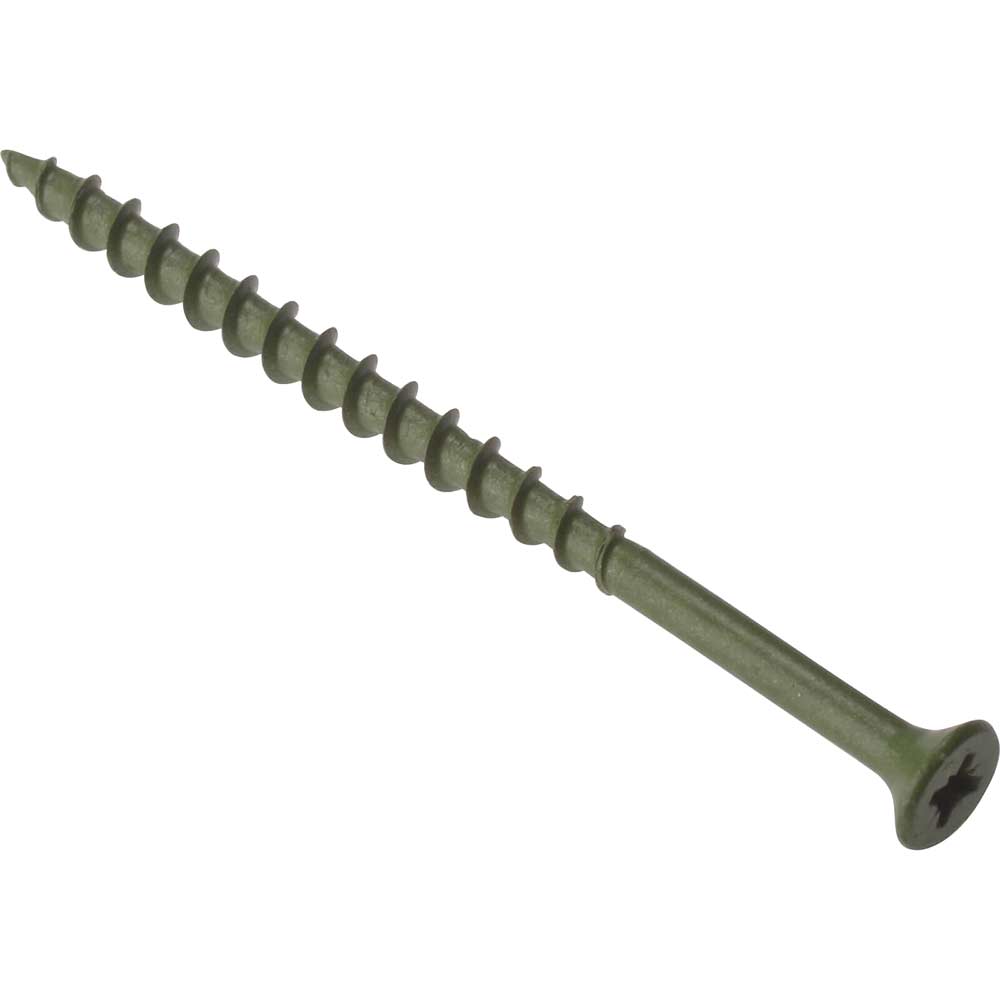 Photos - Nail / Screw / Fastener Forgefix Decking Screw Pozi ST Green Anti-Corrosion Treated 4.5mm 60mm Pac 