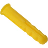 Forgefix Plastic Expansion Wall Plugs Yellow