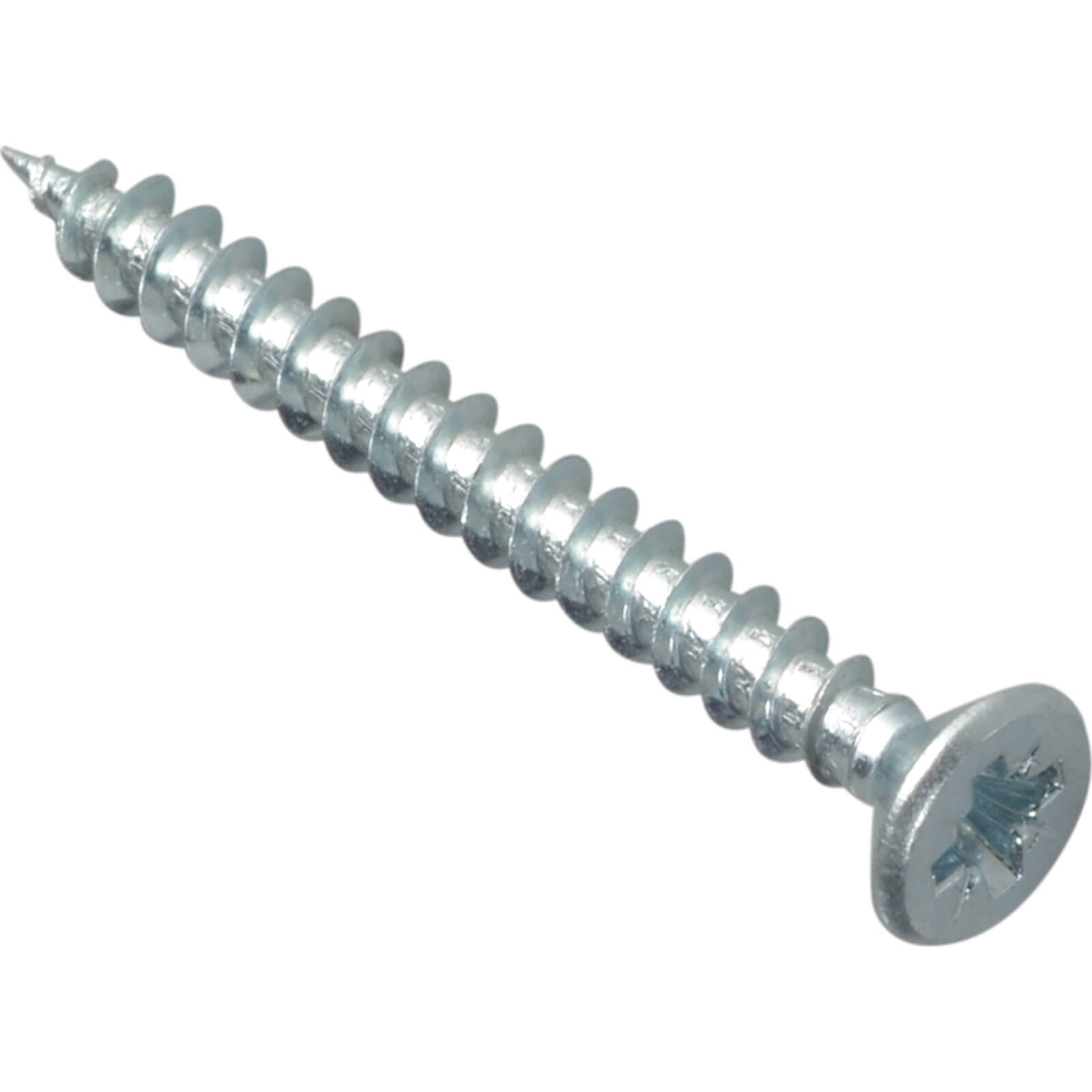 Image of Forgefix Multi Purpose Zinc Plated Screws 4mm 40mm Pack of 20